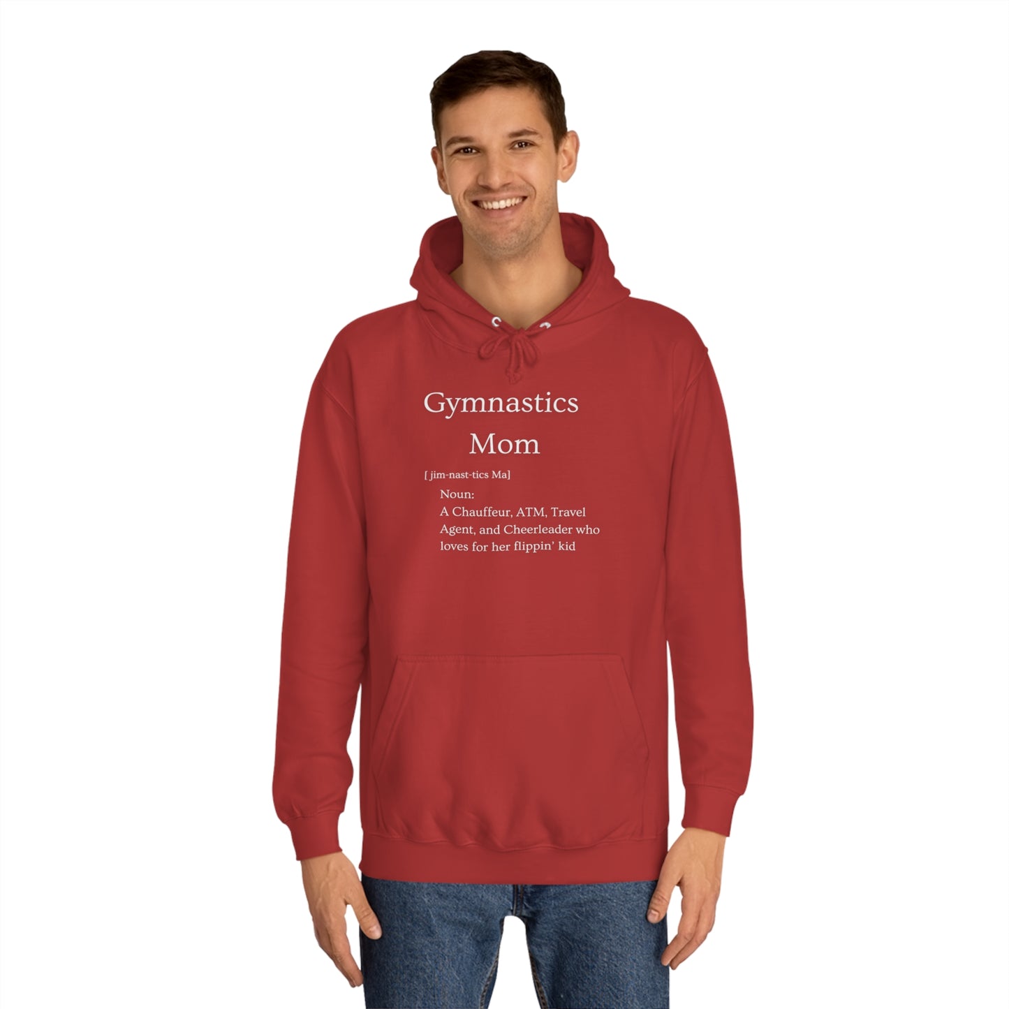 Definition: Mom Unisex College Hoodie