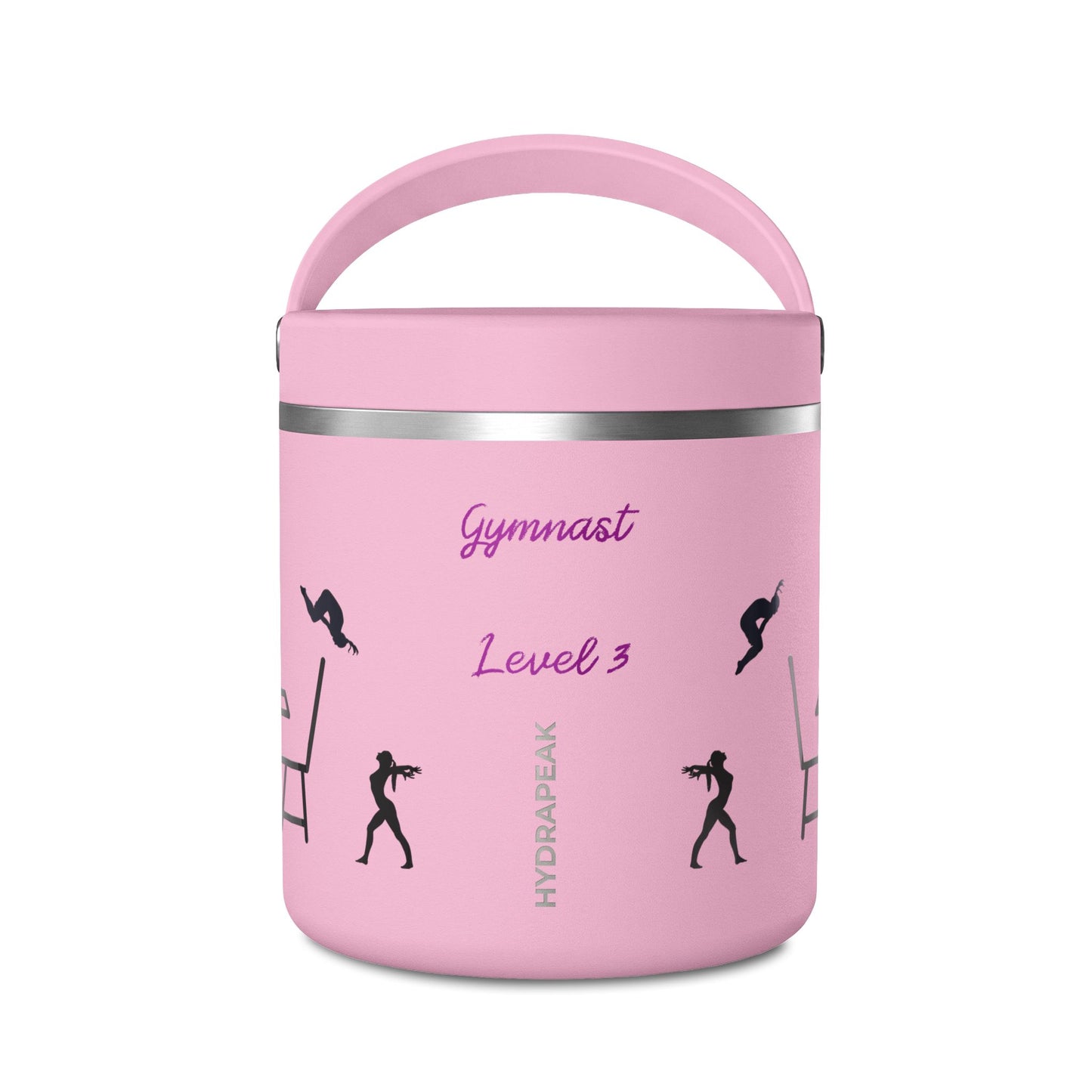 Personalized Gymnast Thermos Food Jar - "Flippin Out Over Lunch" - Insulated 25oz Lunch Thermos - Summer 2026