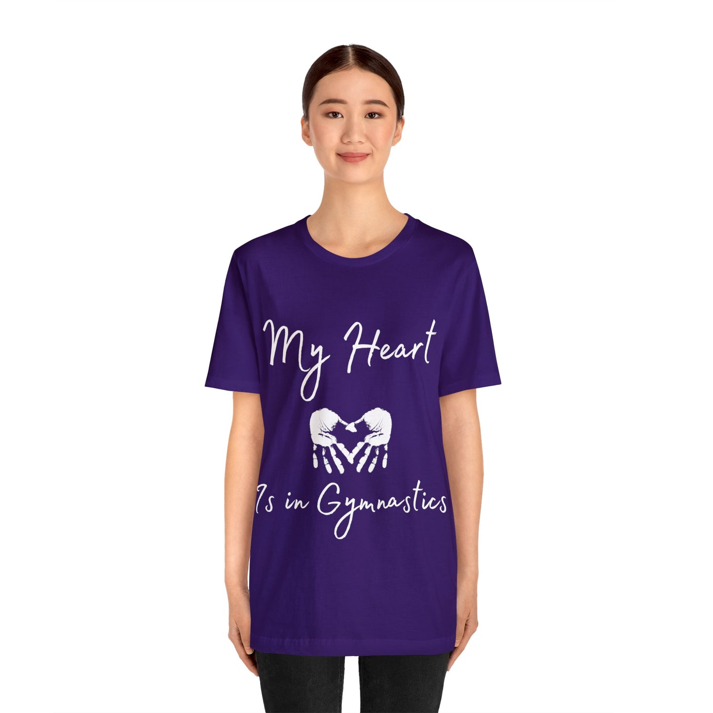 My Heart Gymnastics Unisex Jersey Short Sleeve Tee