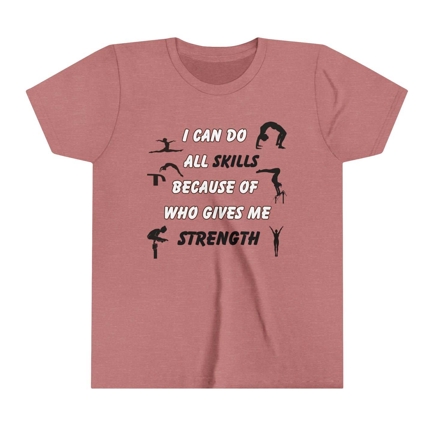 Youth (Gymnast) My Strength Short Sleeve Tee