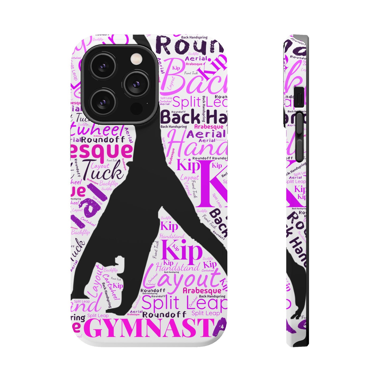 Impact-Resistant MagSafe Phone Case for Gymnasts (iPhone 13-17)  | Gymnast Design, Durable Protection