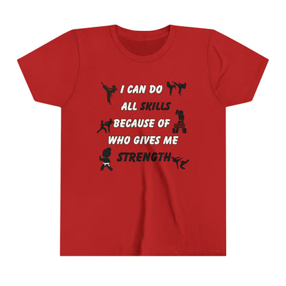 Youth (Karate) My Strength Short Sleeve Tee