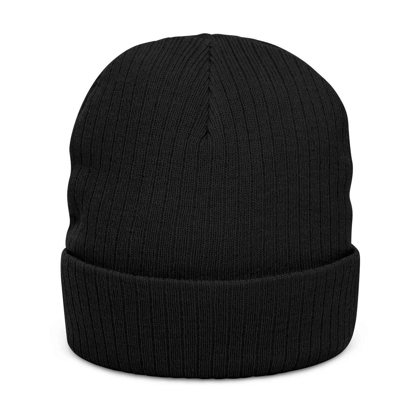 Flipping Cold Embroidered Gymnasts Beanie — Ribbed Knit Winter Hat