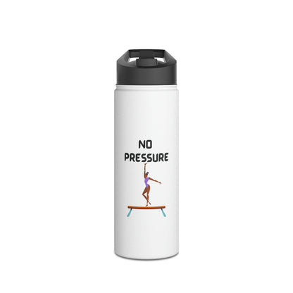 No Pressure (Beam Queen) Stainless Steel Water Bottle, Standard Lid