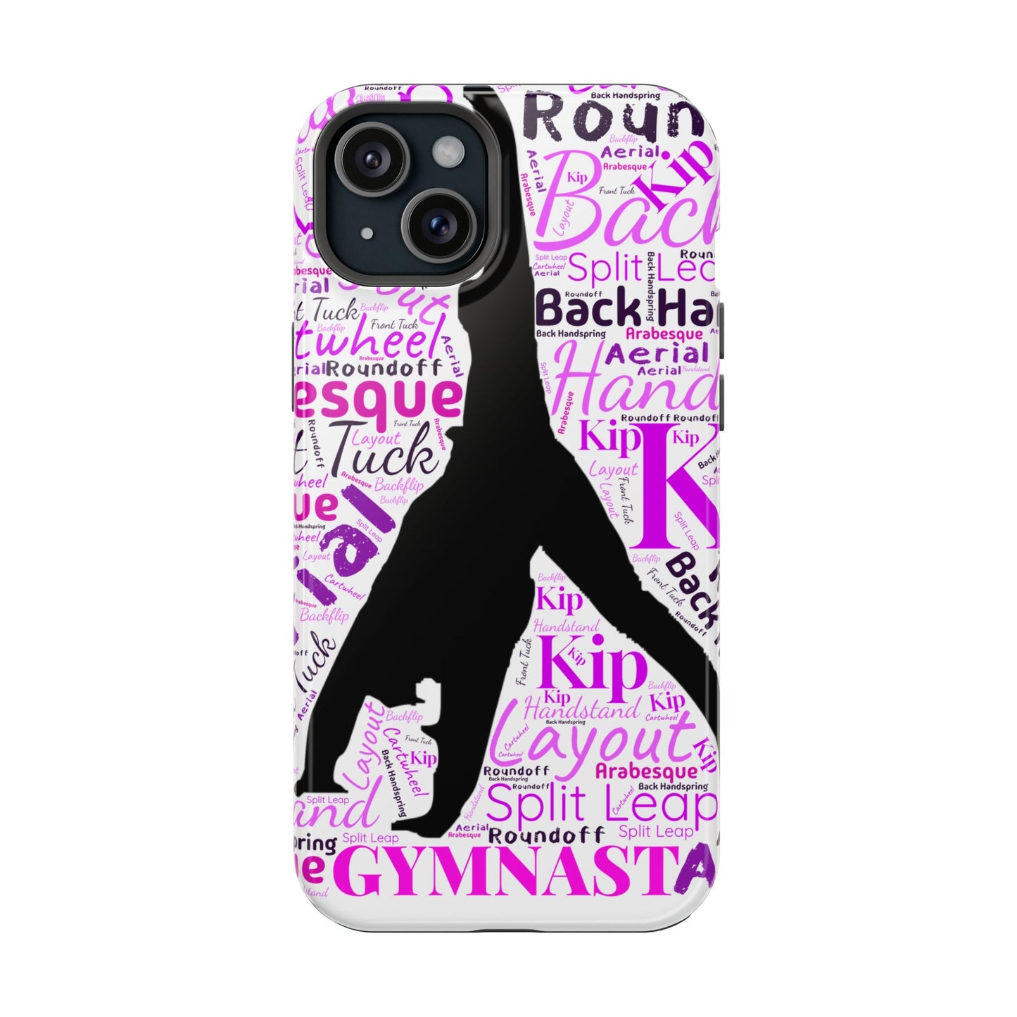 Impact-Resistant MagSafe Phone Case for Gymnasts (iPhone 13-17)  | Gymnast Design, Durable Protection