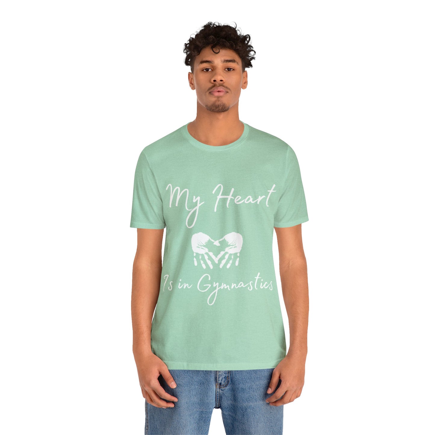 My Heart Gymnastics Unisex Jersey Short Sleeve Tee