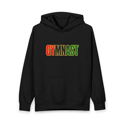 Gymnast Hoodie — Retro Rasta Gradient Gymnastics Pullover (Adult/Teen)