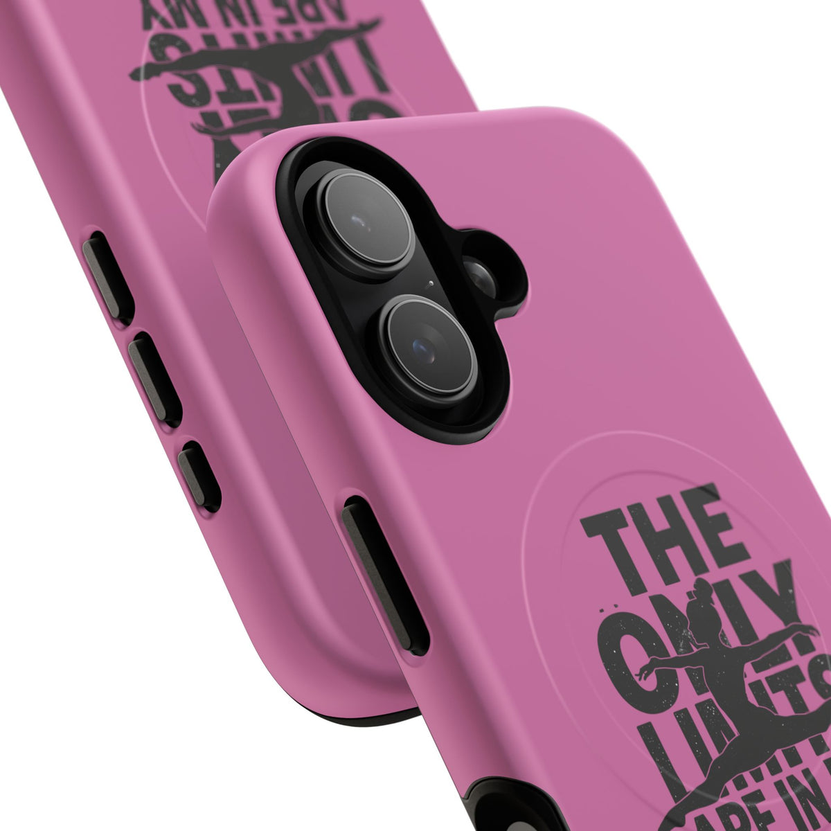 Tough Magnetic Phone Case (iPhone 18 Pro Max- iPhone 15) — “The Only Limits Are In My Mind” Motivational Design