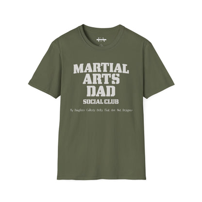 Martial Arts Dad T-Shirt, Unisex Softstyle Tee for Dads, Father's Day Gift, Martial Arts Fan Shirt, Casual Everyday Wear
