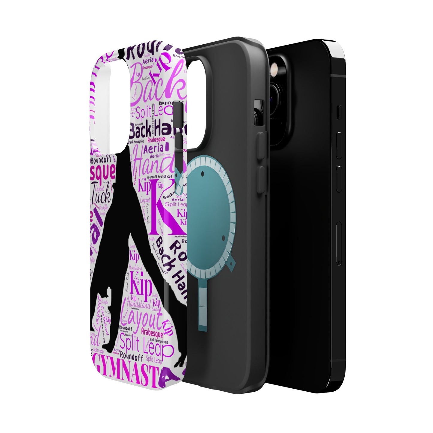 Impact-Resistant MagSafe Phone Case for Gymnasts (iPhone 13-17)  | Gymnast Design, Durable Protection