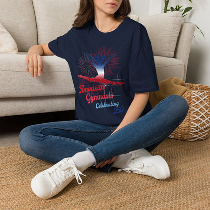 Softstyle T-Shirt — American Gymnast Celebrating 250 (Patriotic)
