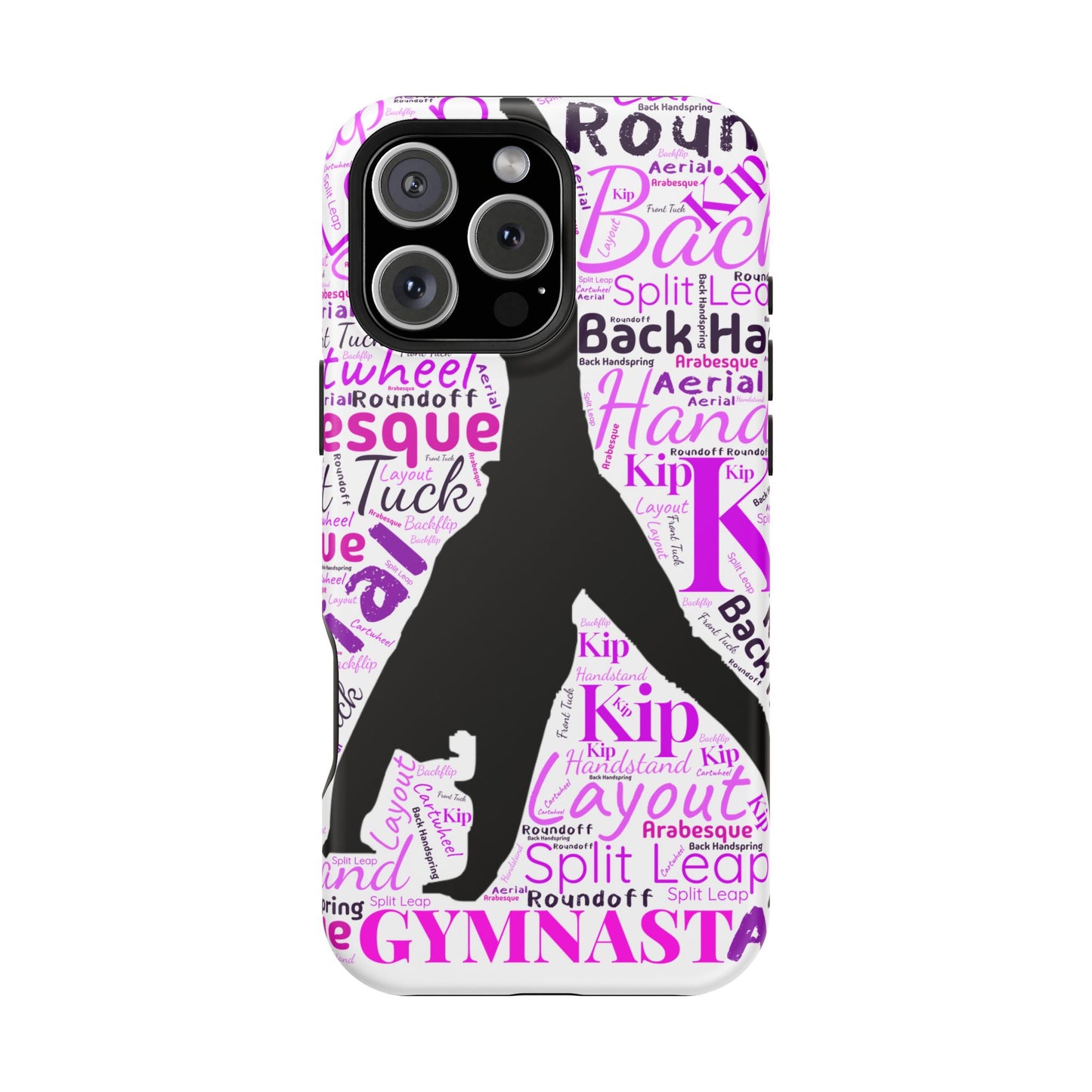 Impact-Resistant MagSafe Phone Case for Gymnasts (iPhone 13-17)  | Gymnast Design, Durable Protection