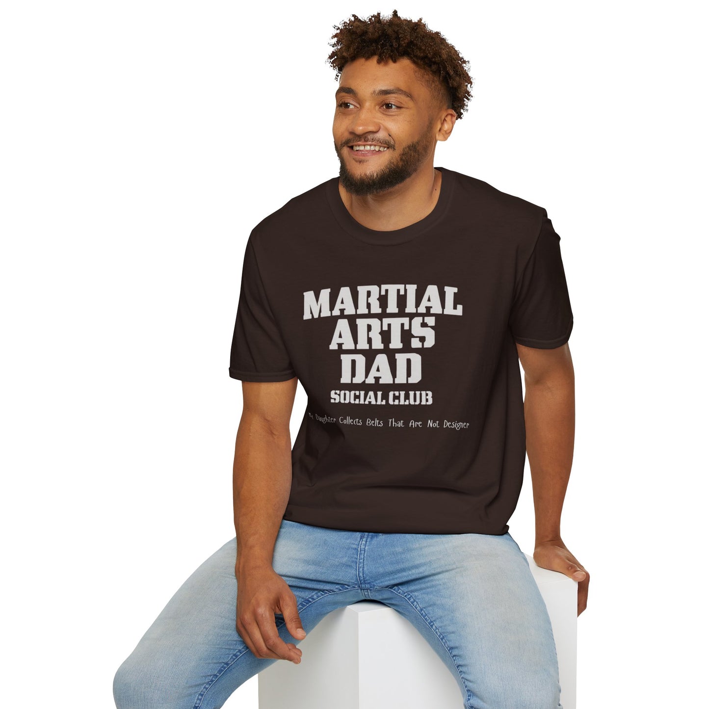 Martial Arts Dad T-Shirt, Unisex Softstyle Tee for Dads, Father's Day Gift, Martial Arts Fan Shirt, Casual Everyday Wear