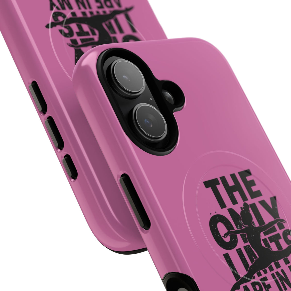 Tough Magnetic Phone Case (iPhone 18 Pro Max- iPhone 15) — “The Only Limits Are In My Mind” Motivational Design