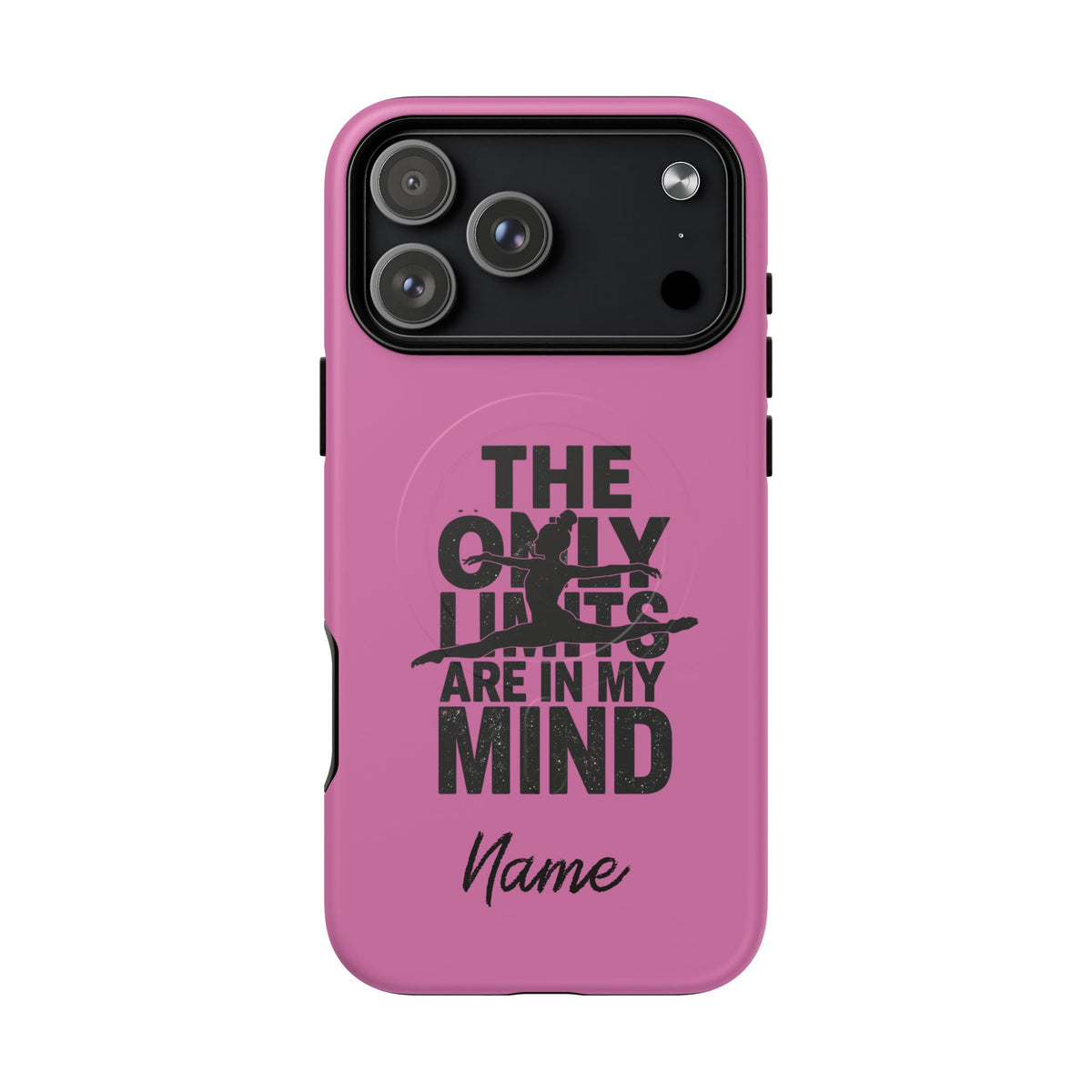Tough Magnetic Phone Case (iPhone 18 Pro Max- iPhone 15) — “The Only Limits Are In My Mind” Motivational Design