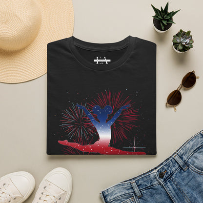 Softstyle T-Shirt — American Gymnast Celebrating 250 (Patriotic)