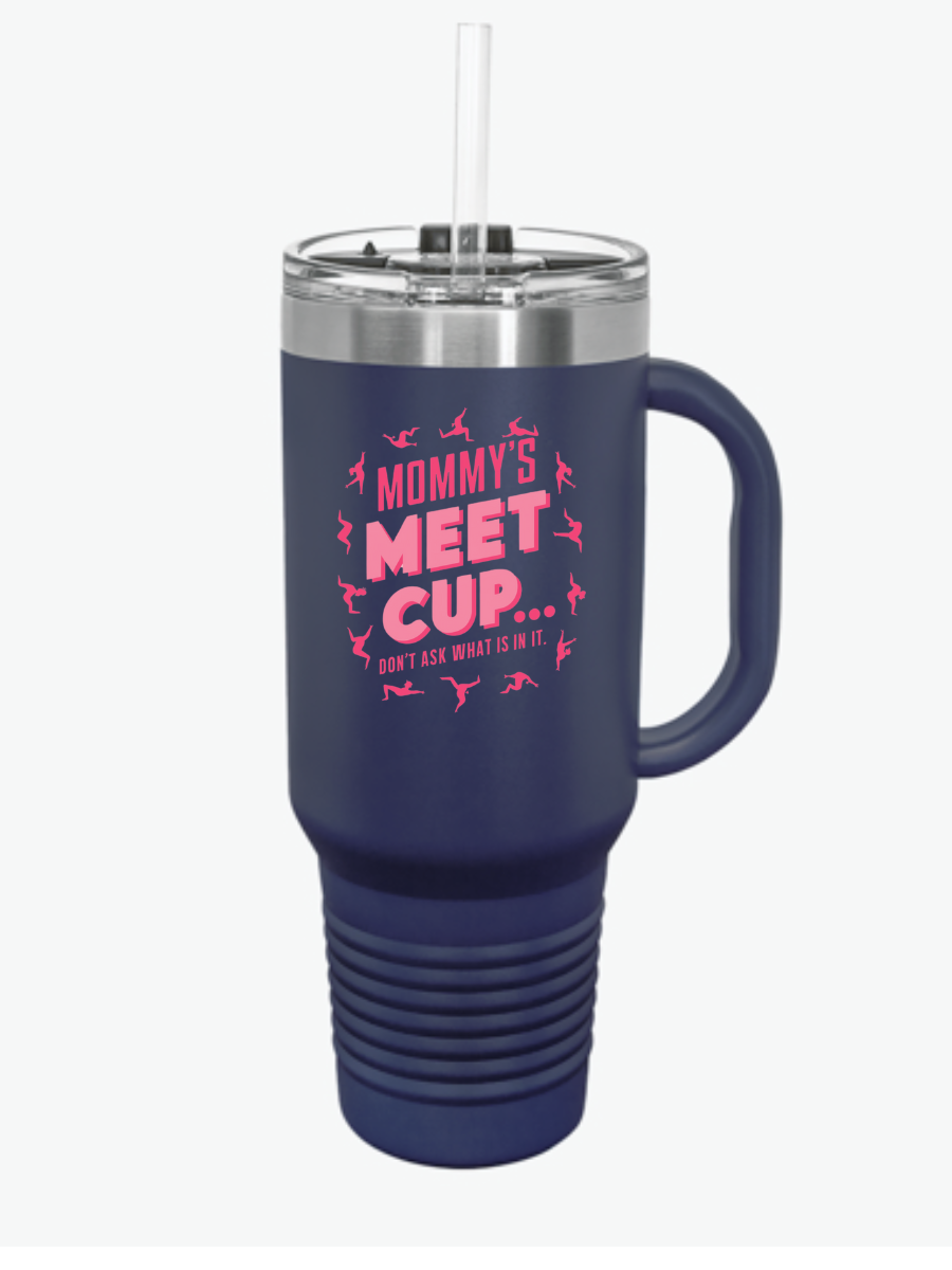 Mommy's Meet Cup Insulated Travel Mug, 40oz