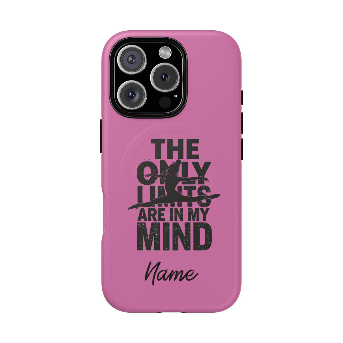 Tough Magnetic Phone Case (iPhone 18 Pro Max- iPhone 15) — “The Only Limits Are In My Mind” Motivational Design