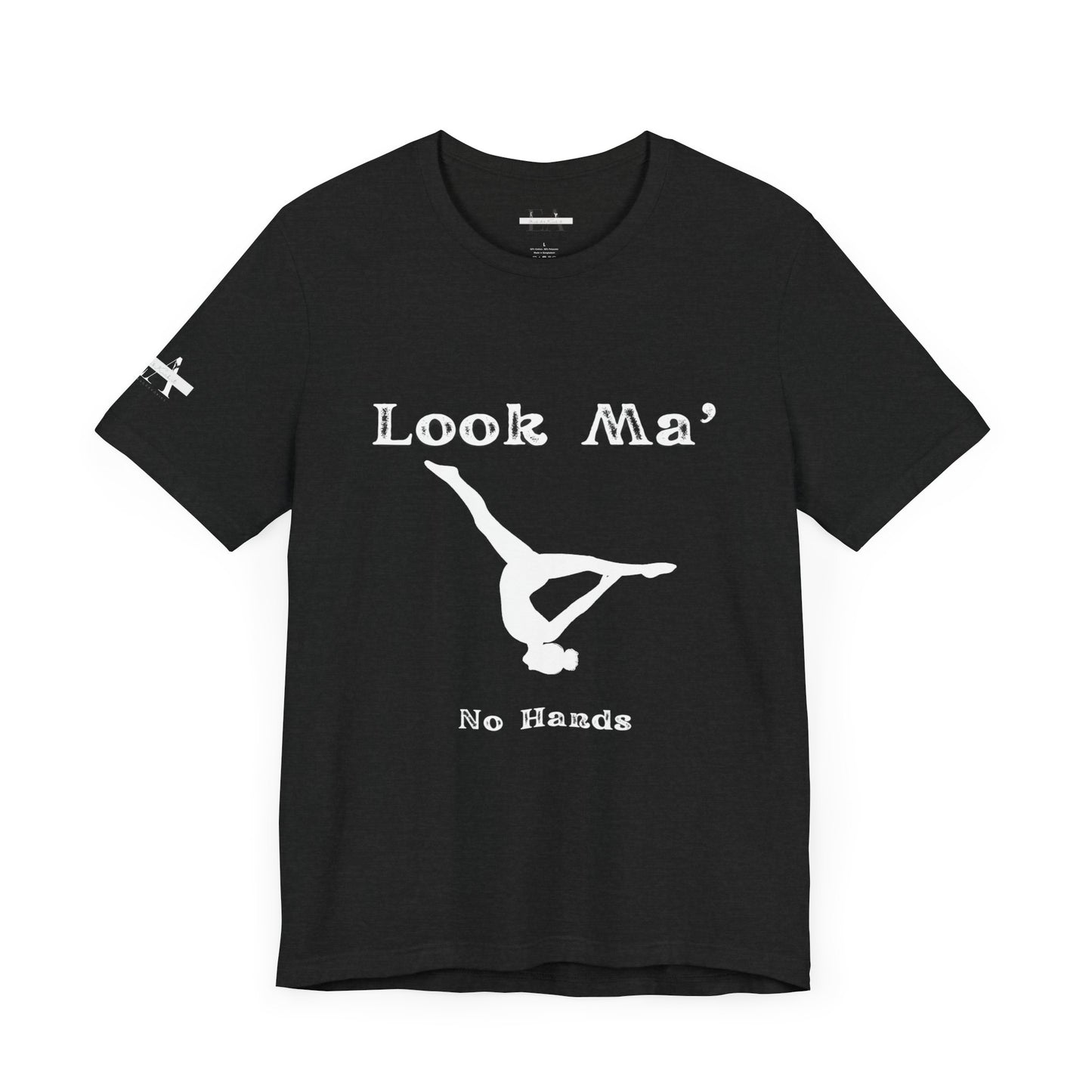 Look Ma, No Hands (Gymnast Aerial )Unisex Jersey Short Sleeve Tee