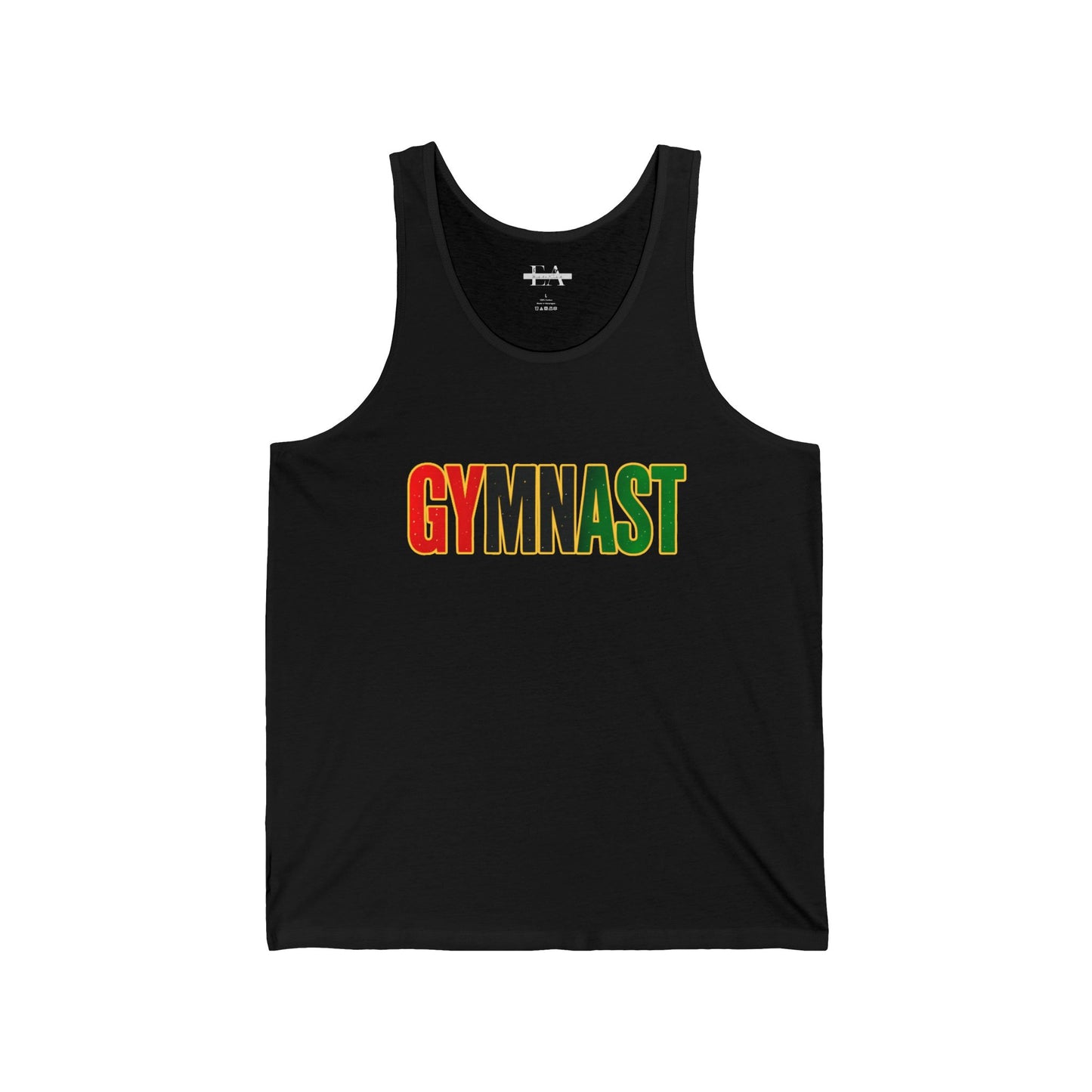Gymnast  (Pan-African Colors) Unisex Jersey Tank - Adult/Teen