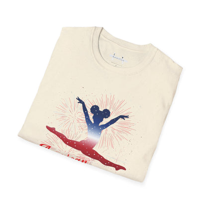 Softstyle T-Shirt — American Gymnast Celebrating 250 (Patriotic)