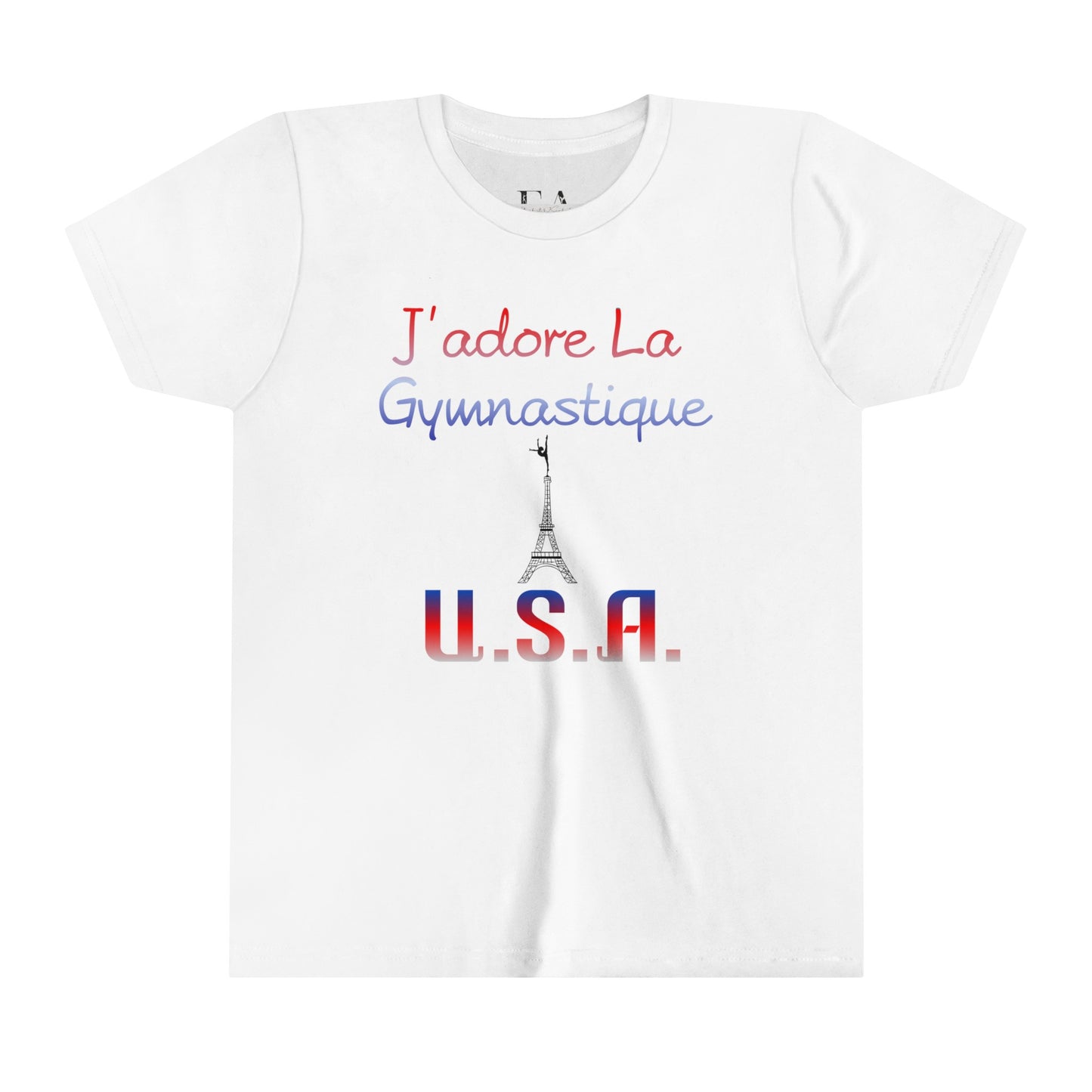 I Love Gymnastics (2024 Olympics Version) T-Shirt Youth Size