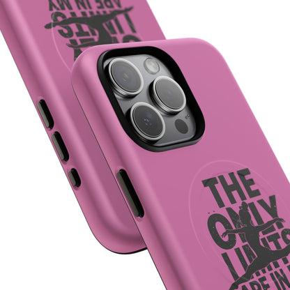 Tough Magnetic Phone Case (iPhone 18 Pro Max- iPhone 15) — “The Only Limits Are In My Mind” Motivational Design