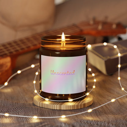 Un-Scented Soy Candle (Multi-Size, Amber Jar)