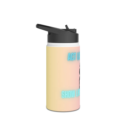 Show Like A Gymnast Stainless Steel Water Bottle, Standard Lid