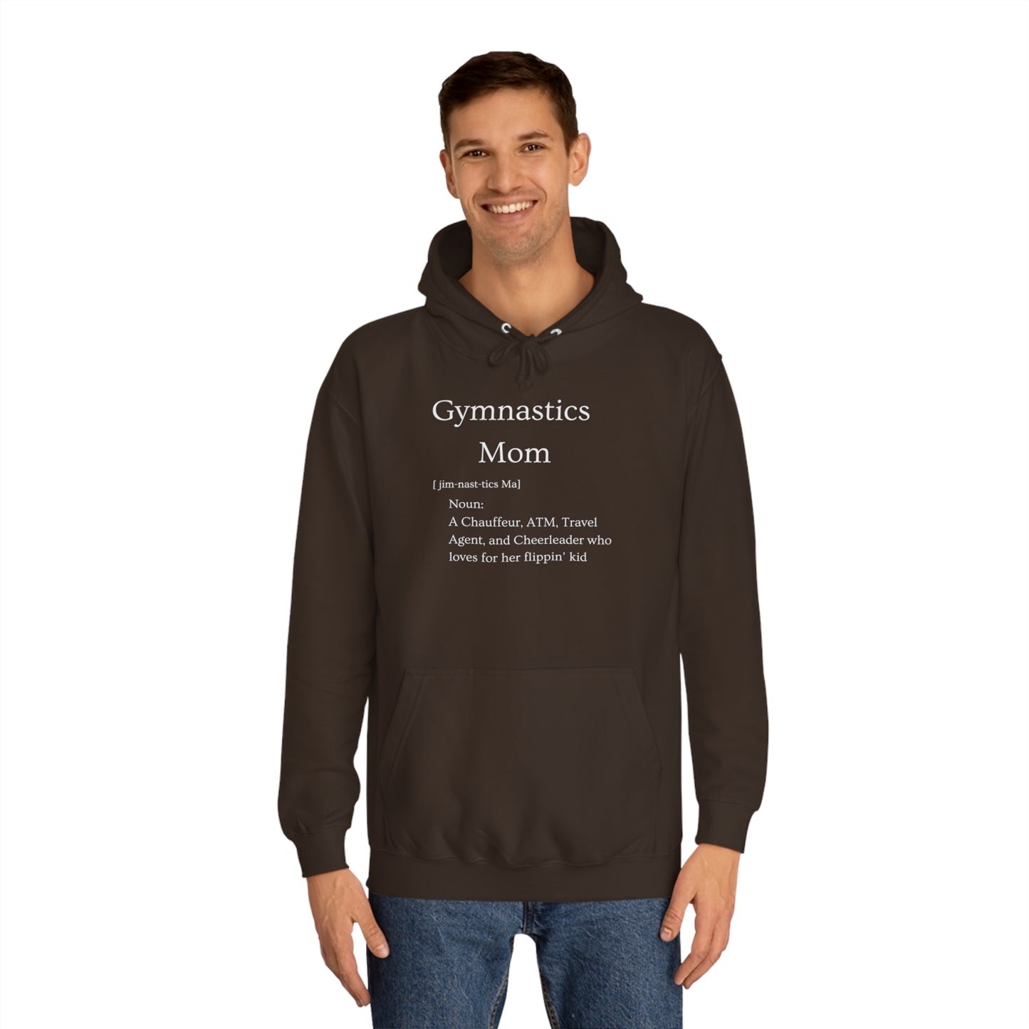 Definition: Mom Unisex College Hoodie