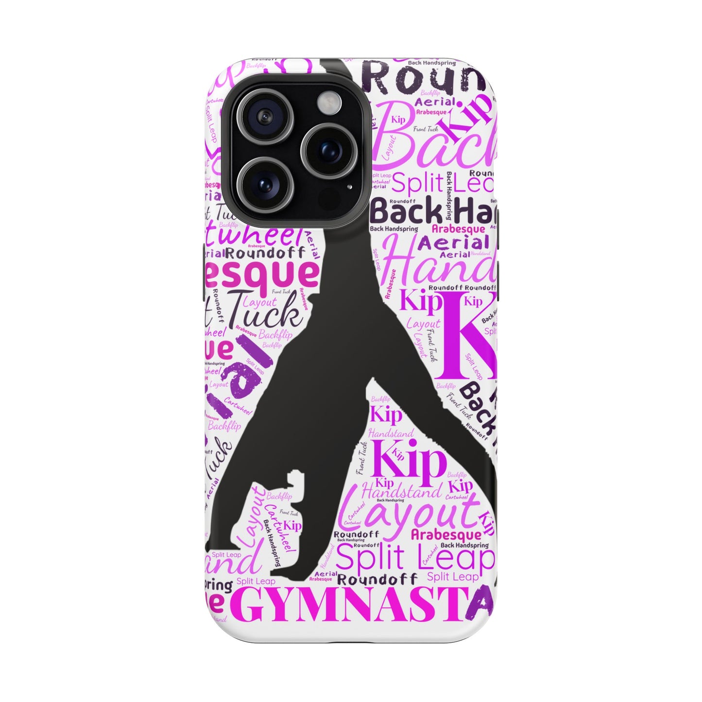 Impact-Resistant MagSafe Phone Case for Gymnasts (iPhone 13-17)  | Gymnast Design, Durable Protection