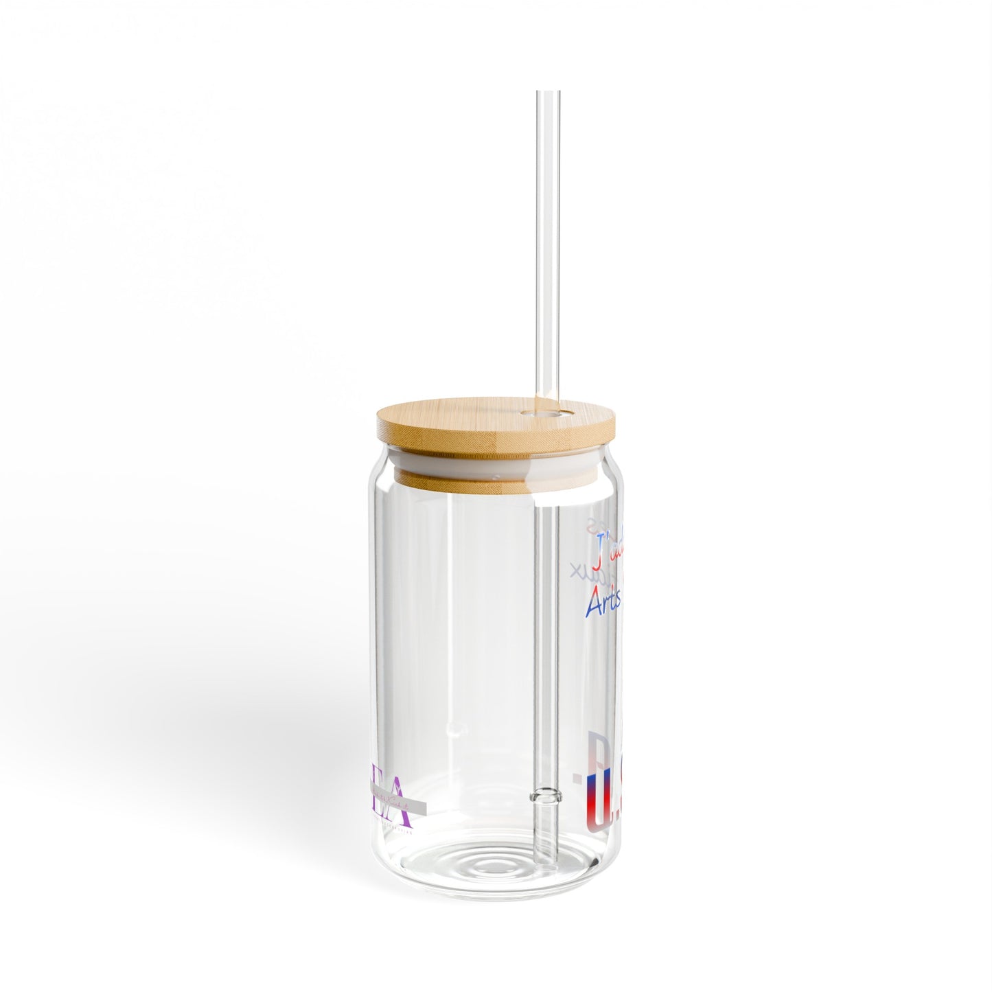 I Love Martial Arts (Paris Olympics Version) Sipper Glass, 16oz