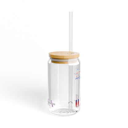 I Love Martial Arts (Paris Olympics Version) Sipper Glass, 16oz