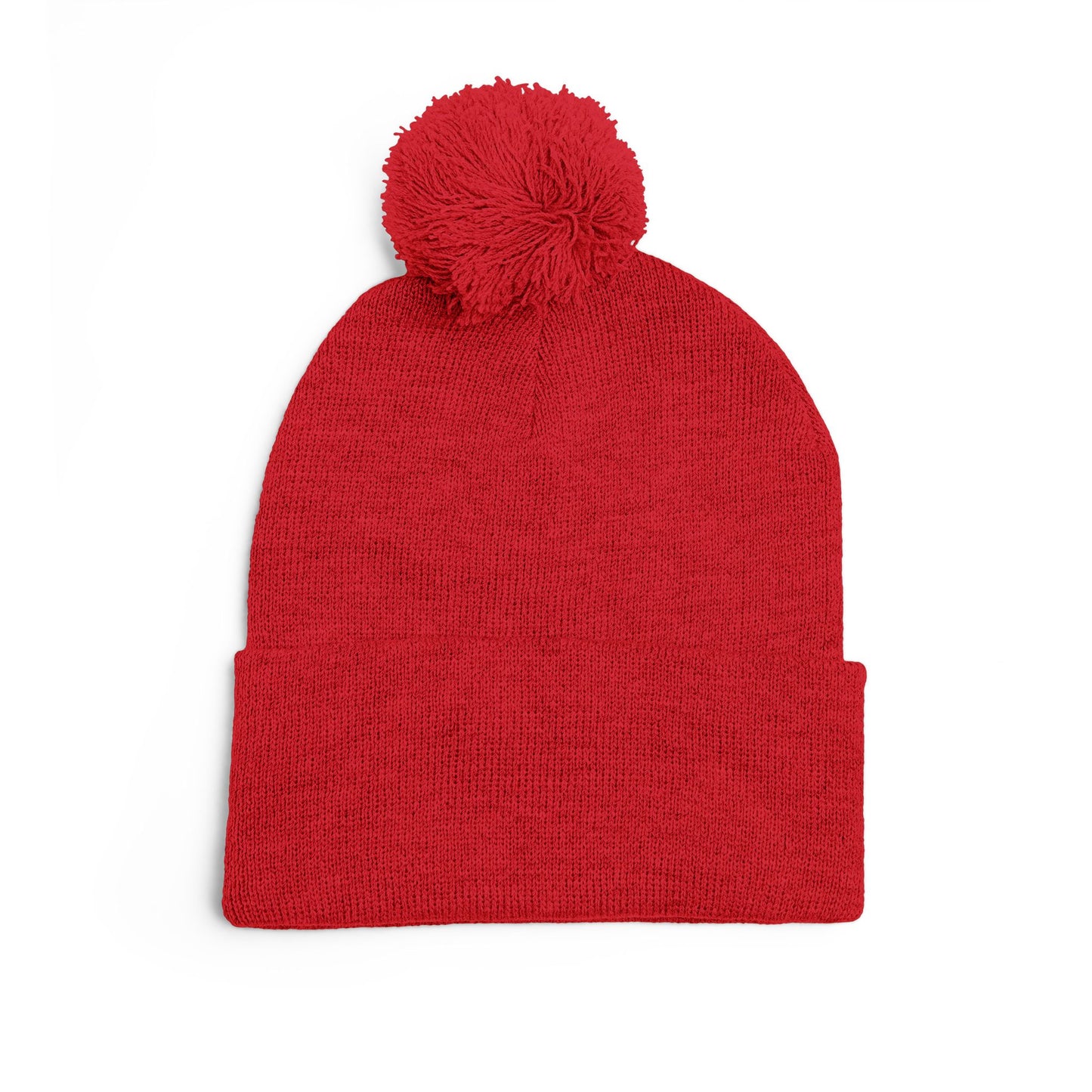 Gymnast Embroidered (Personalized) Pom-Pom Knit Beanie – Warm Cuffed Winter Hat for Gymnasts & Fans