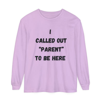 Called Out Unisex Garment-dyed Long Sleeve T-Shirt