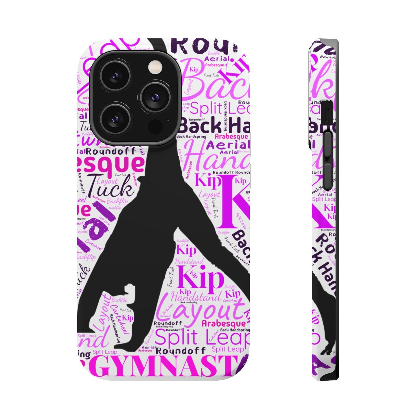 Impact-Resistant MagSafe Phone Case for Gymnasts (iPhone 13-17)  | Gymnast Design, Durable Protection