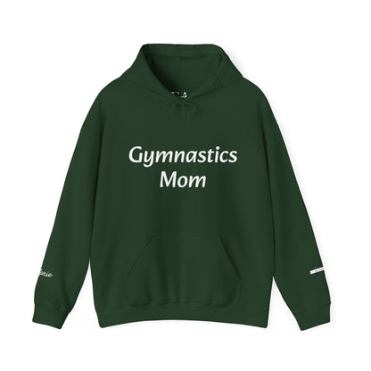 Gymnastics Mom Hoodie (Personalized Name on Sleeve)— Proud Supporter Sweatshirt