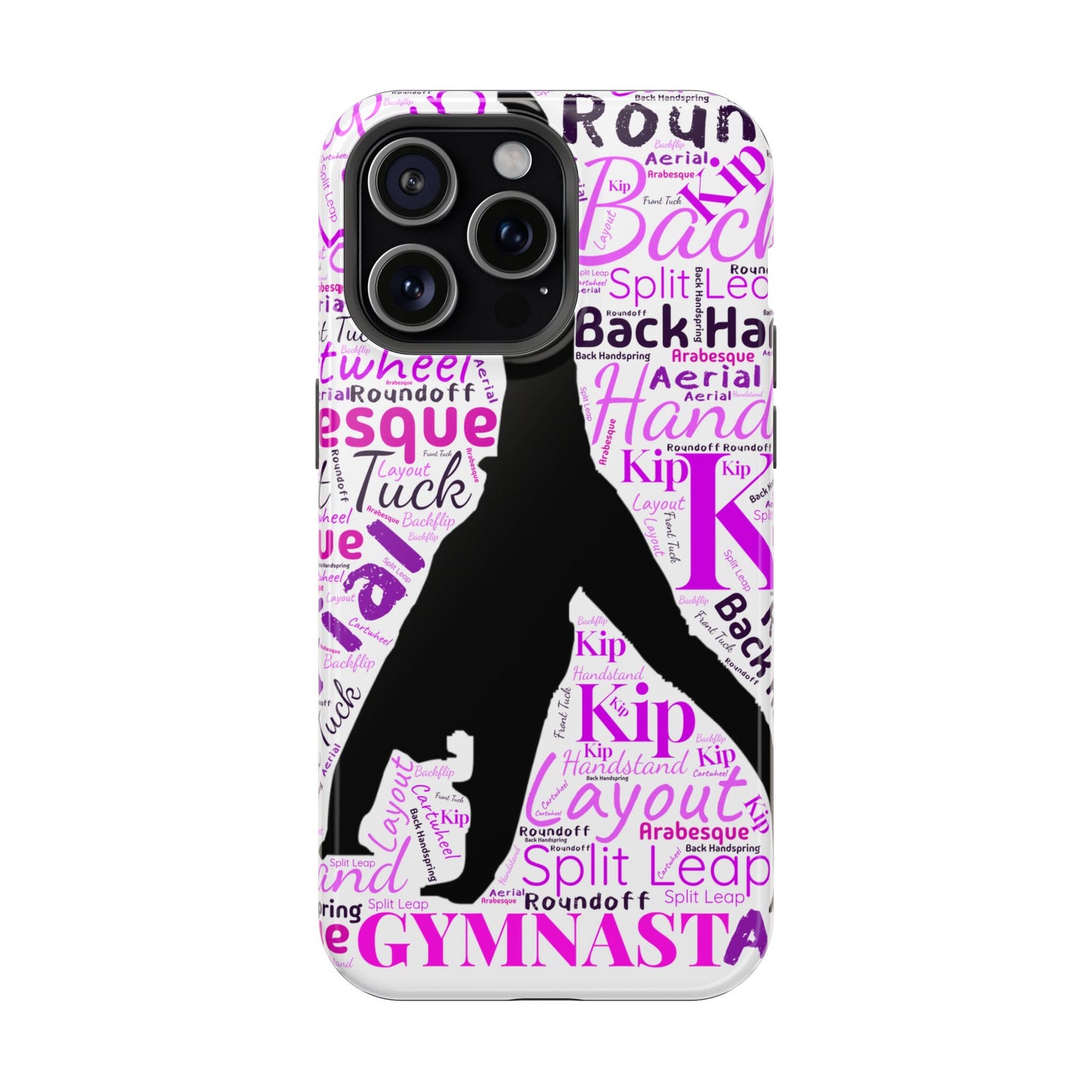 Impact-Resistant MagSafe Phone Case for Gymnasts (iPhone 13-17)  | Gymnast Design, Durable Protection