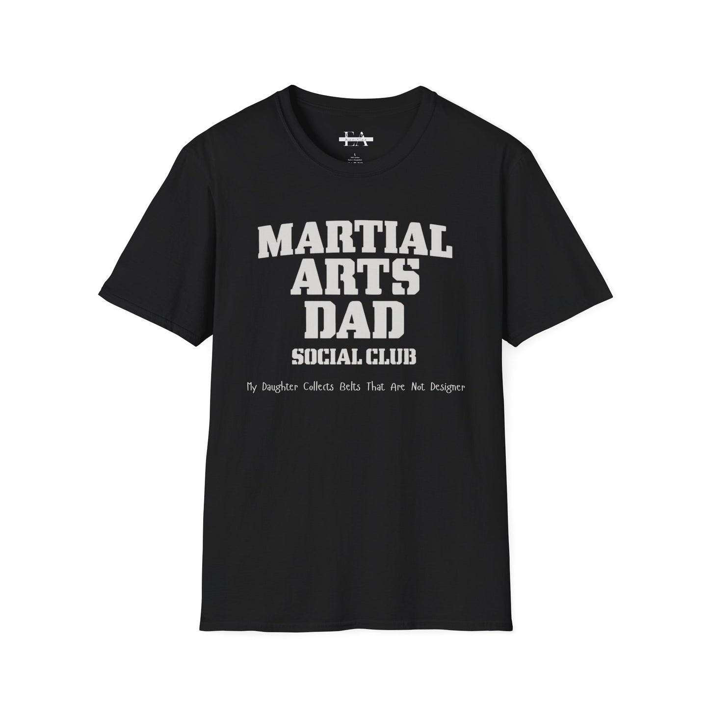 Martial Arts Dad T-Shirt, Unisex Softstyle Tee for Dads, Father's Day Gift, Martial Arts Fan Shirt, Casual Everyday Wear