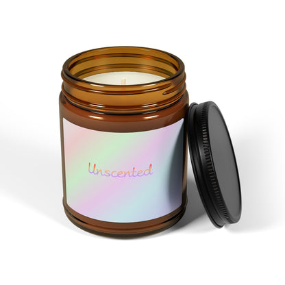 Un-Scented Soy Candle (Multi-Size, Amber Jar)