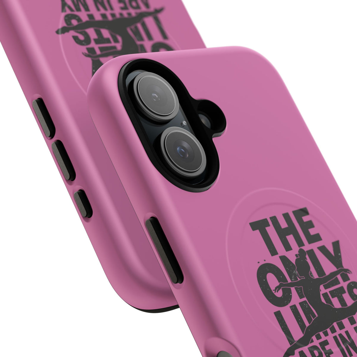 Tough Magnetic Phone Case (iPhone 18 Pro Max- iPhone 15) — “The Only Limits Are In My Mind” Motivational Design