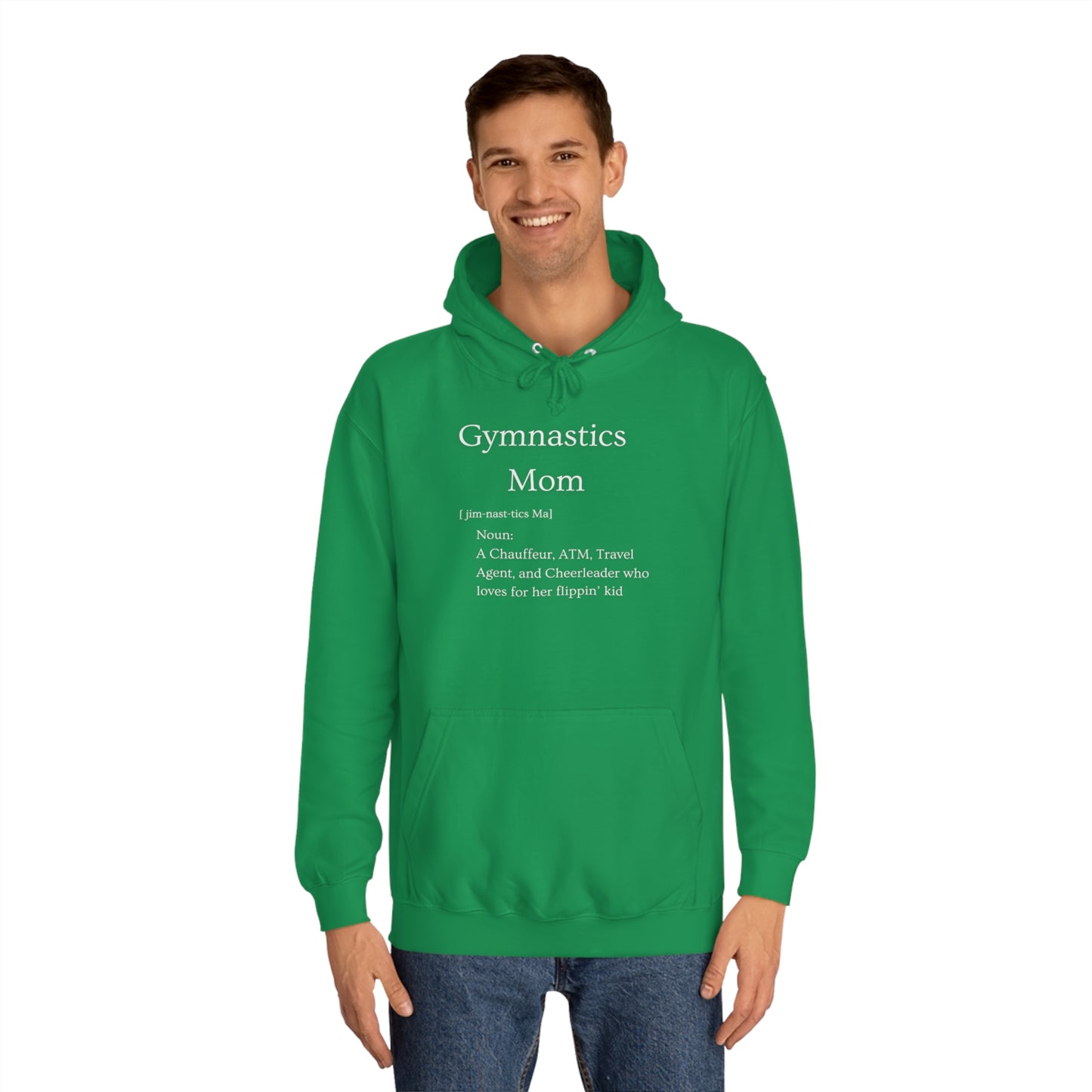 Definition: Mom Unisex College Hoodie