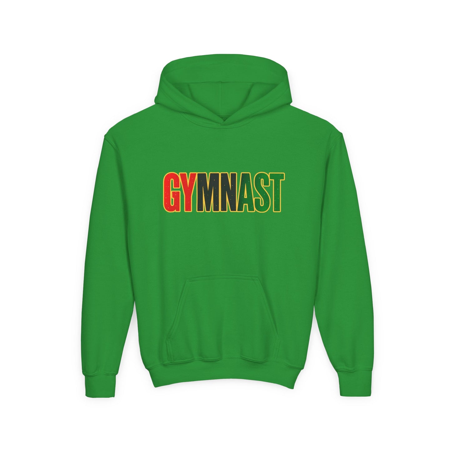 Gymnast Hoodie — Youth Pan African Gradient Gymnastics Sweatshirt