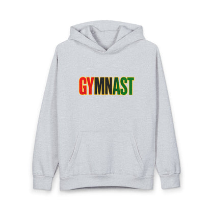 Gymnast Hoodie — Retro Rasta Gradient Gymnastics Pullover (Adult/Teen)