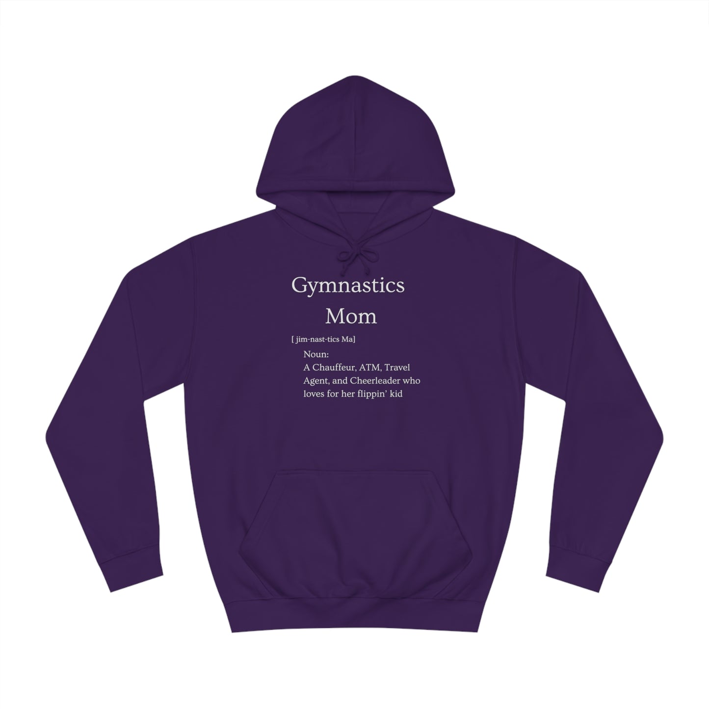 Definition: Mom Unisex College Hoodie