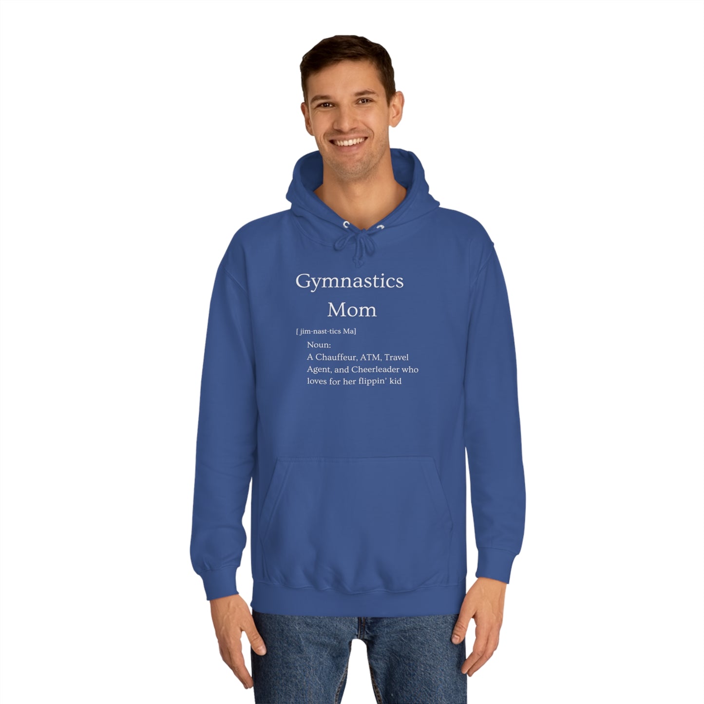 Definition: Mom Unisex College Hoodie