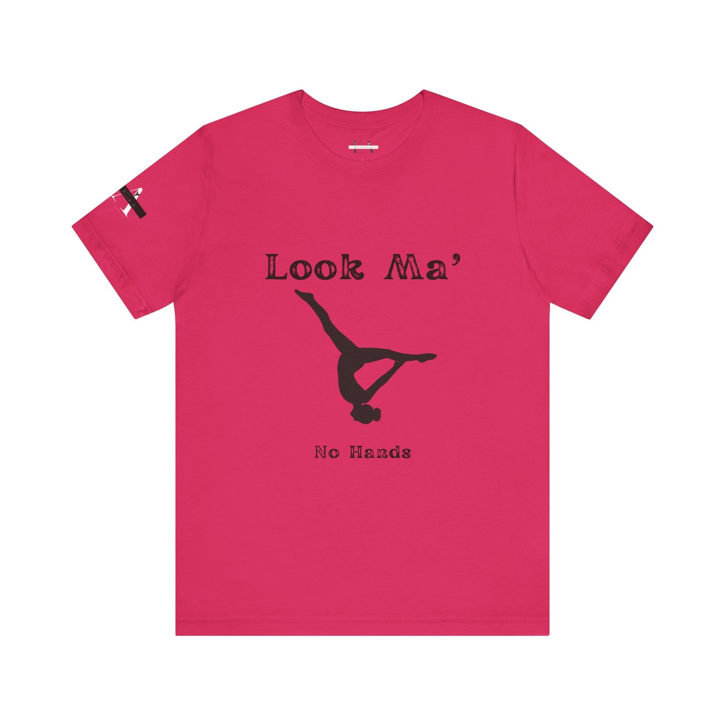 Look Ma, No Hands (Gymnast Aerial )Unisex Jersey Short Sleeve Tee