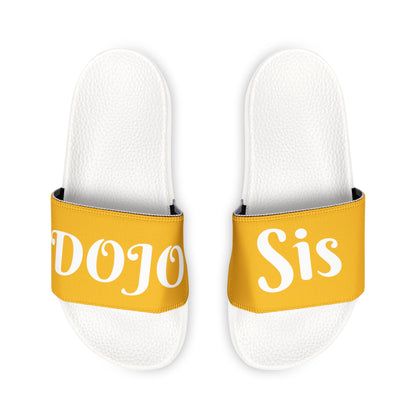 Karate Sis  of Youth PU Slide Sandals