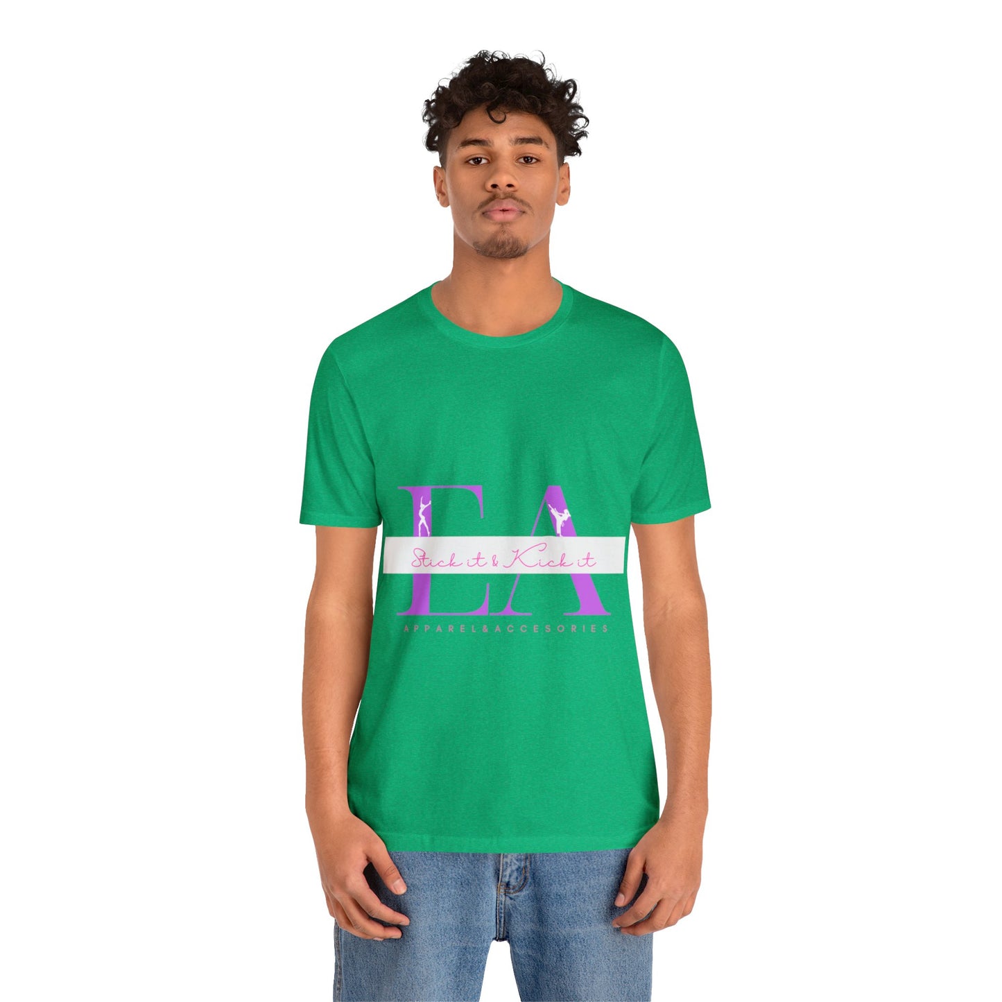 Stick it Kick It Logo Jersey Short Sleeve Tee