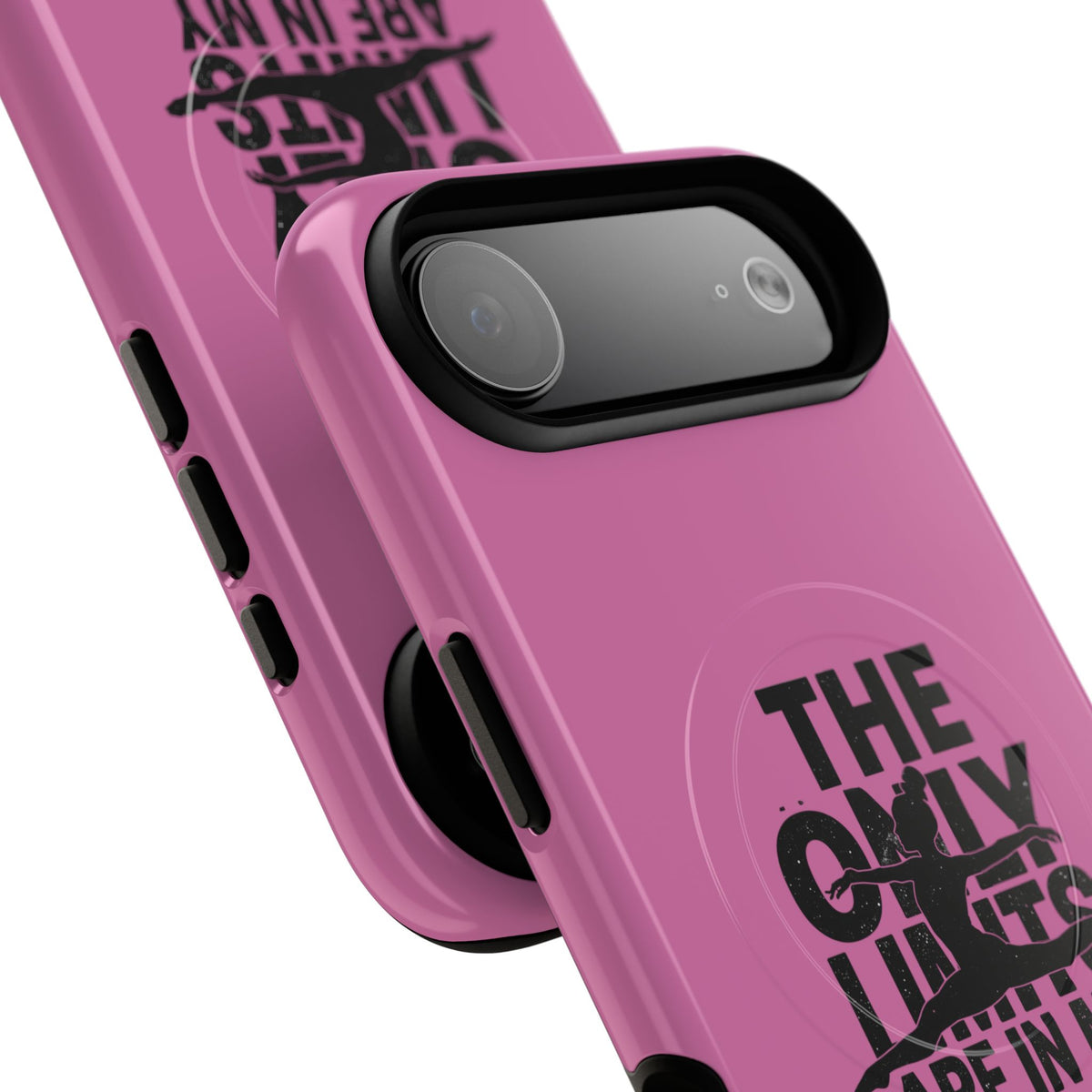 Tough Magnetic Phone Case (iPhone 18 Pro Max- iPhone 15) — “The Only Limits Are In My Mind” Motivational Design